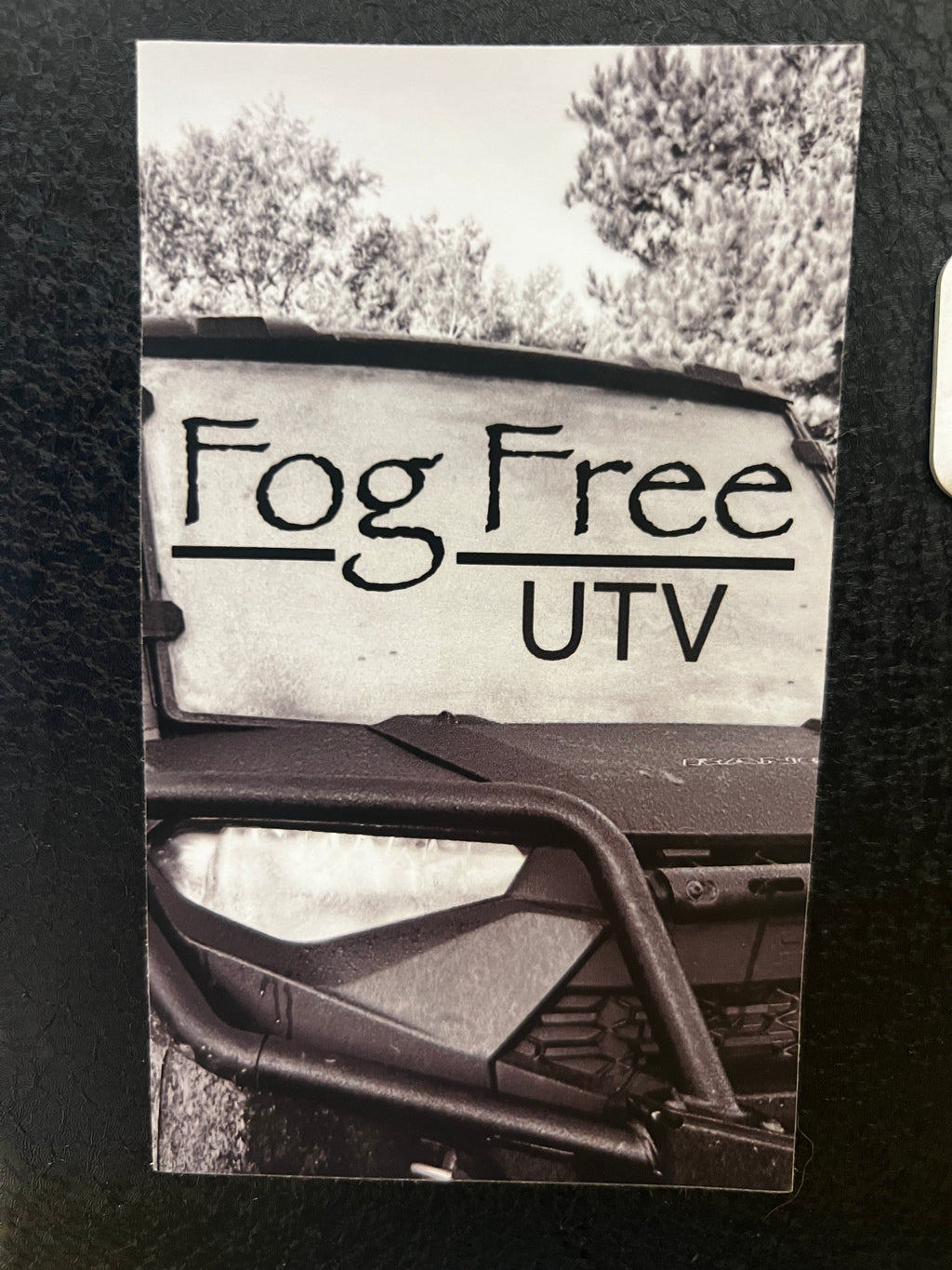 Fog Fighting UTV Windshield Film